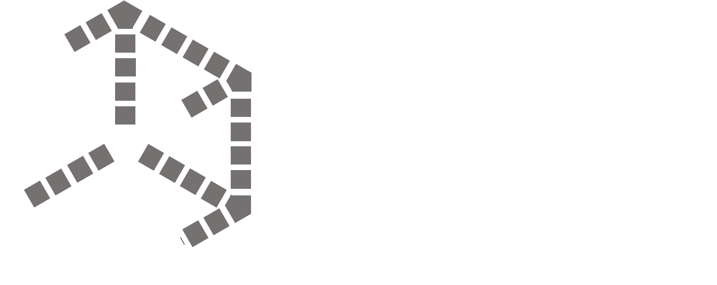 DRL monogram logo for dark backgrounds